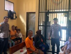 Jamin Kamtibmas Ruang Tahanan, Sat Tahti Polres Touna Periksa Ketat Barang Pembesuk