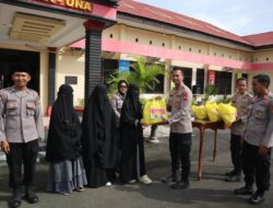 Polres Touna Rangkul Keluarga Eks Napiter Lewat Bansos