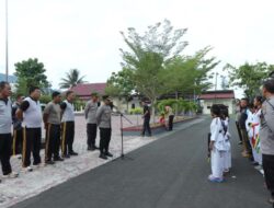 Berangkat ke Palu, Wakapolres Lepas Tim Taekwondo RTC Touna untuk Perebutkan Piala Gubernur Sulteng