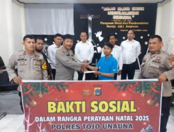 Pererat Silaturahmi, Polres Tojo Una-Una Gandeng Tokoh Agama Wujudkan Natal yang Damai