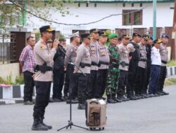 Kapolres Touna Ingatkan Personel Jaga Titik Keramaian dan Tempat Ibadah di Malam Tahun Baru