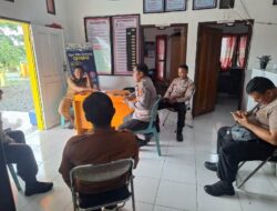 Ingin Warga Aman, Sat Binmas Polres Touna Turun Langsung ke Desa Uetoli
