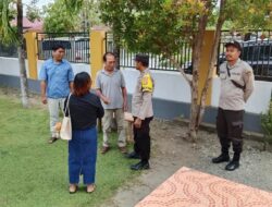 Bhabinkamtibmas Polsek Ampana Kota Sampaikan Imbauan Kapolsek Terkait Isu Strategis di Gereja Santa Maria Rosari