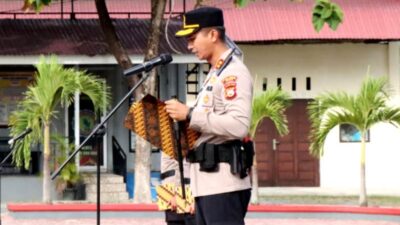 Pimpin Upacara Hari Kesadaran Nasional, Kapolres Touna Tekankan Integritas dan Disiplin Personel