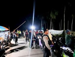 Jamin Keamanan Warga, Polres Touna Sasar Penyakit Masyarakat Melalui Operasi KRYD