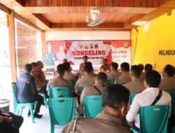 Perkuat Integritas Anggota, Kapolres Touna Lakukan Konseling dan Pengarahan di Polsek Ulubongka