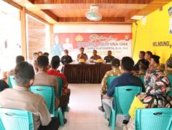 Kapolres Touna Laksanakan Kunker di Polsek Ulubongka, Bahas Stabilitas dan Pelayanan