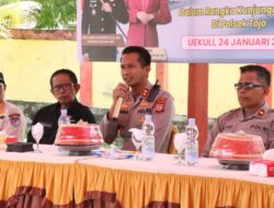 Kapolres Touna Tekankan Misi Ketahanan Pangan dalam Kunjungan Kerja di Wilayah Tojo