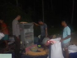 Jamin Ketersediaan Pangan, Polsek Ampana Tete Kawal Pengiriman 20 Ton Jagung ke Bulog Poso