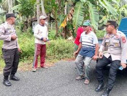 Jumat Curhat di Ratolindo, Sat Binmas Polres Touna Ajak Petugas Kebersihan Jaga Kamtibmas