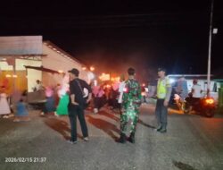 Polres Touna Terjunkan Personel Maksimal Kawal Pawai Obor Jelang Ramadhan