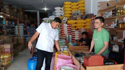 Jaga Stabilitas Pangan, Unit Tipidter Polres Touna Pantau Harga dan Kelayakan Bahan Pokok di Pasar