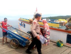 Cegah Kecelakaan Laut, Satpolairud Polres Touna Periksa Kesiapan Alat Keselamatan Kapal