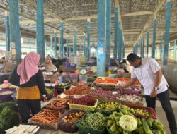 Jamin Stok dan Harga Pangan Selama Ramadhan, Satreskrim Polres Touna Sidak Pasar