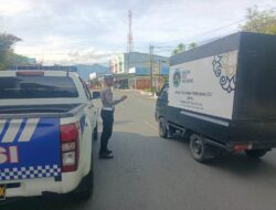 Satlantas Polres Touna Sisir Titik Rawan, Jamin Keamanan di Pusat Perbelanjaan dan Jalan Protokol