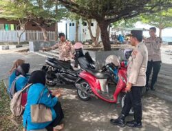 Jaga Kekhusyukan Ramadhan, Sat Binmas Polres Touna Sambangi Mahasiswa Untad di Taman JH