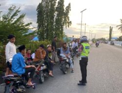 Antisipasi Balap Liar, Satlantas Polres Touna Perketat Patroli Subuh Selama Ramadhan
