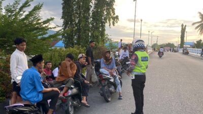 Antisipasi Balap Liar, Satlantas Polres Touna Perketat Patroli Subuh Selama Ramadhan