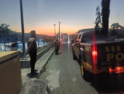 Polres Touna Jamin Keamanan Aktivitas Warga Pasca-Sahur Melalui Patroli Rutin