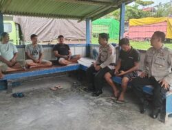 Sambangi Sopir Kopra di Bailo, Sat Binmas Polres Touna Serap Aspirasi Lewat Jumat Curhat