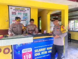 Kunjungi Pos Malotong, AKP Kukuh: Personel Harus Siaga dan Berikan Pelayanan Humanis