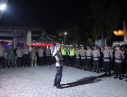 Polres Touna Plotting Personel Amankan Arus Lalu Lintas Malam Takbiran