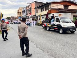 Kawal Reuni Akbar SMAN 1 Ampana Kota, Polres Touna Pastikan Pawai Karnaval Berjalan Lancar