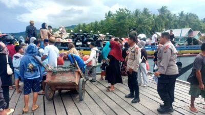 Subsatgas Binmas Touna Pantau Prosedur Keselamatan Pelayaran