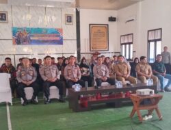25 Casis Polres Touna Ikuti Pengambilan Sumpah dan Pakta Integritas