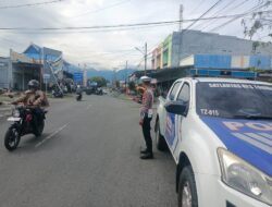 Jaga Keamanan Jalanan, Satlantas Polres Touna Sisir Kawasan Merdeka hingga Kartini