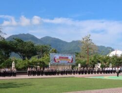 Pimpin Upacara Hari Kesadaran Nasional, Wakapolres Touna Tekankan Integritas Personel