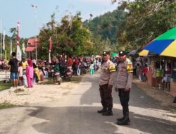 Pastikan Pembukaan Skill Wakai Cup III Aman, Kapolsek Una-Una Kerahkan Personel Gabungan
