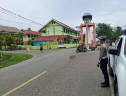 Jaga Kondusifitas Ampana, Satlantas Polres Touna Intensifkan Blue Light Patrol