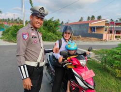 Sat Lantas Polres Touna Gelar Strong Point Pagi di Sejumlah Persimpangan Strategis