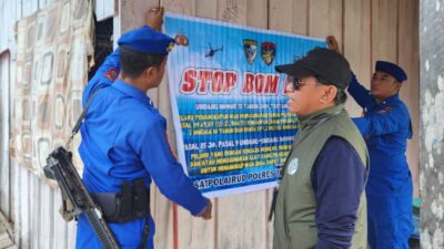 Satpolairud Polres Touna Targetkan Perairan Bebas Bom Ikan dan Zat Kimia