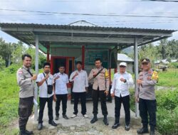 Pastikan Desa Saluaba Aman, AKP Maryanto Tinjau Langsung Pos Satkamling Sintuvu Raya