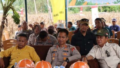 Polres Tojo Una-Una Dampingi Panen Raya Jagung Serentak Kuartal II 2026