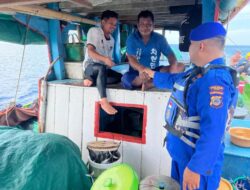 Pastikan Pelayaran Aman, Satpolairud Polres Touna Periksa KM Mandiri 47