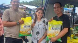 Polres Tojo Una-Una Melalui Sat Binmas Gelar GPM, Sediakan Beras SPHP dan Minyak Kita untuk Warga