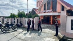 Pererat Hubungan dengan Warga, Polres Touna Gelar Patroli Dialogis Saat Ibadah Minggu