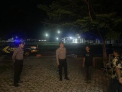 Patroli Blue Light Polres Tojo Una-Una, Pastikan Kamtibmas Kota Ampana Kondusif