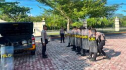 Latihan Rutin Dalmas, Upaya Polres Touna Pastikan Personel Sigap di Lapangan