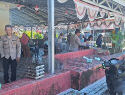 Kasat Binmas Polres Tojo Una-Una Pantau Penyaluran MBG untuk Ibu Hamil, Menyusui dan Balita di Dondo Barat