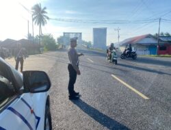 Jaga Keamanan Jalan Raya, Satlantas Polres Touna Gelar Patroli Blue Light di Ampana