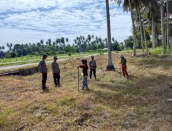 Kapolsek Ampana Kota Cek Lahan Jagung, Ajak Warga Dukung Program Ketahanan Pangan