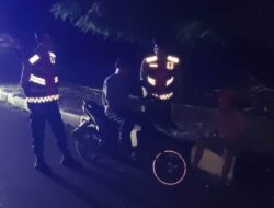 Patroli Blue Light Sat Samapta Polres Touna Jaga Kamtibmas di Sejumlah Titik Keramaian