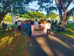 Kapolsek Ampana Tete Pastikan Jalan Santai HUT Kecamatan ke-61 dan Hari Bhayangkara ke-80 Berjalan Aman dan Lancar