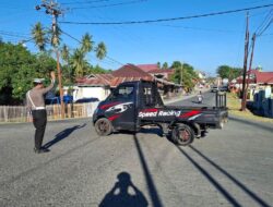Kasat Lantas Polres Tojo Una-Una Intensifkan Strong Point Pagi