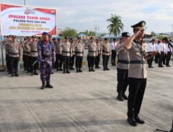 Tabur Bunga Hari Bhayangkara, Kapolres Touna Kenang Jasa Pahlawan
