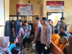 Wakapolres Touna Pastikan SOP Pengamanan Ruang Tahanan Diterapkan Saat Jam Besuk